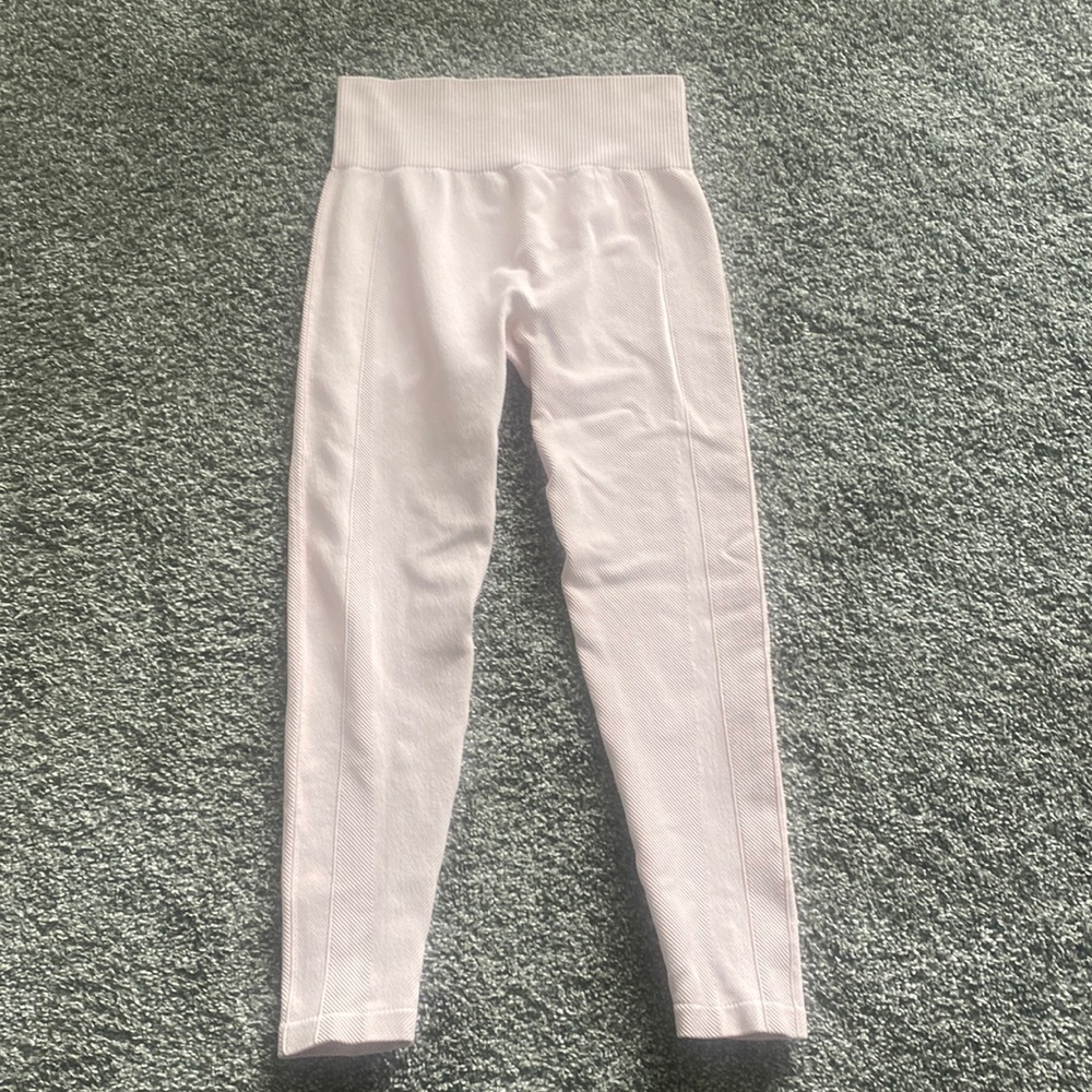 Body cotton on workout leggings.